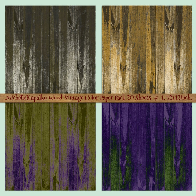 Download Bright Colour Wood Sublimation Backgrounds Digital Paper Pack 12x12 Scrapbooking Crafting Card Making Labels Tags Shabby Rustic P51