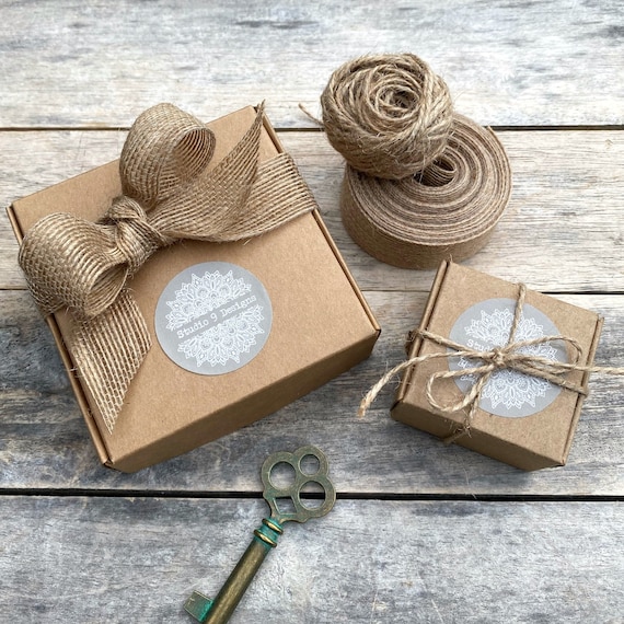 Personalized Brown Paper Gift Wrap 