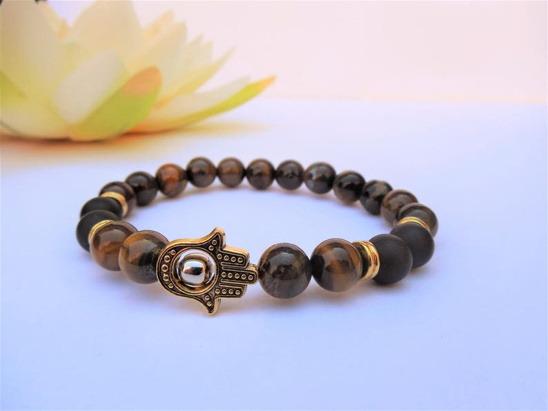 Spiritual jewelry hamsa hand bracelet mens hamsa bracelet | Etsy
