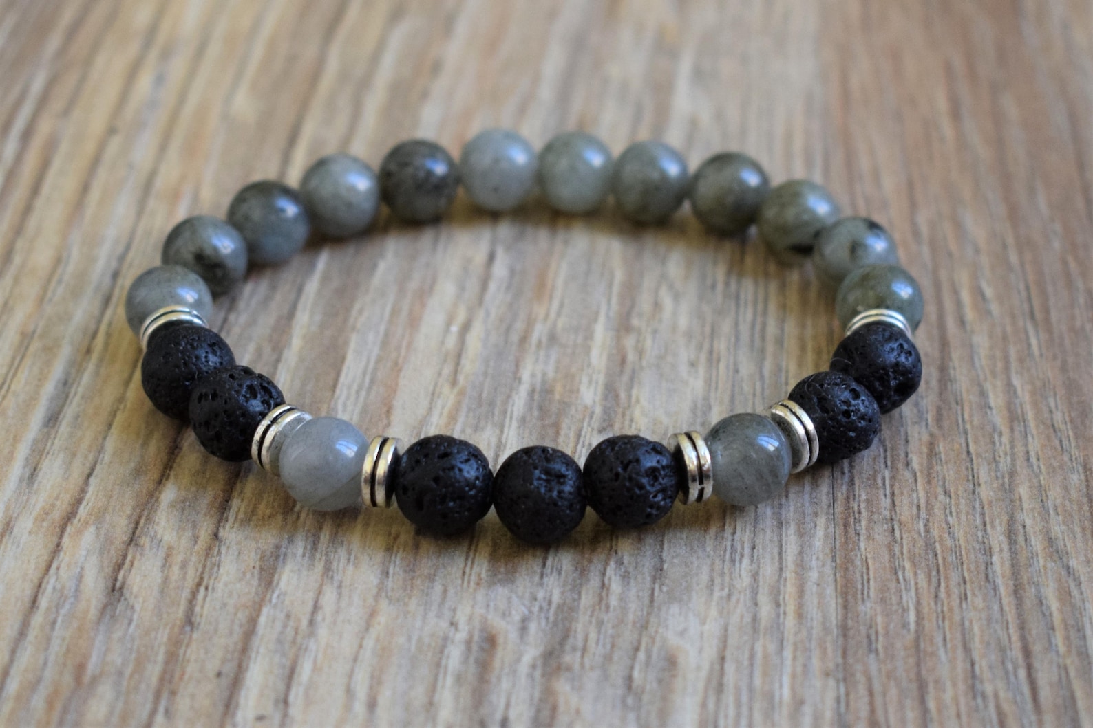 Mens beaded bracelet gift ideas for men lava bracelet gift Etsy
