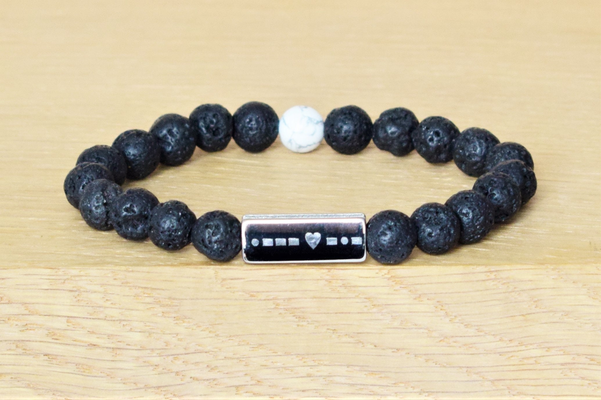 Personalized bracelets for boyfriend girlfriend her him men Etsy