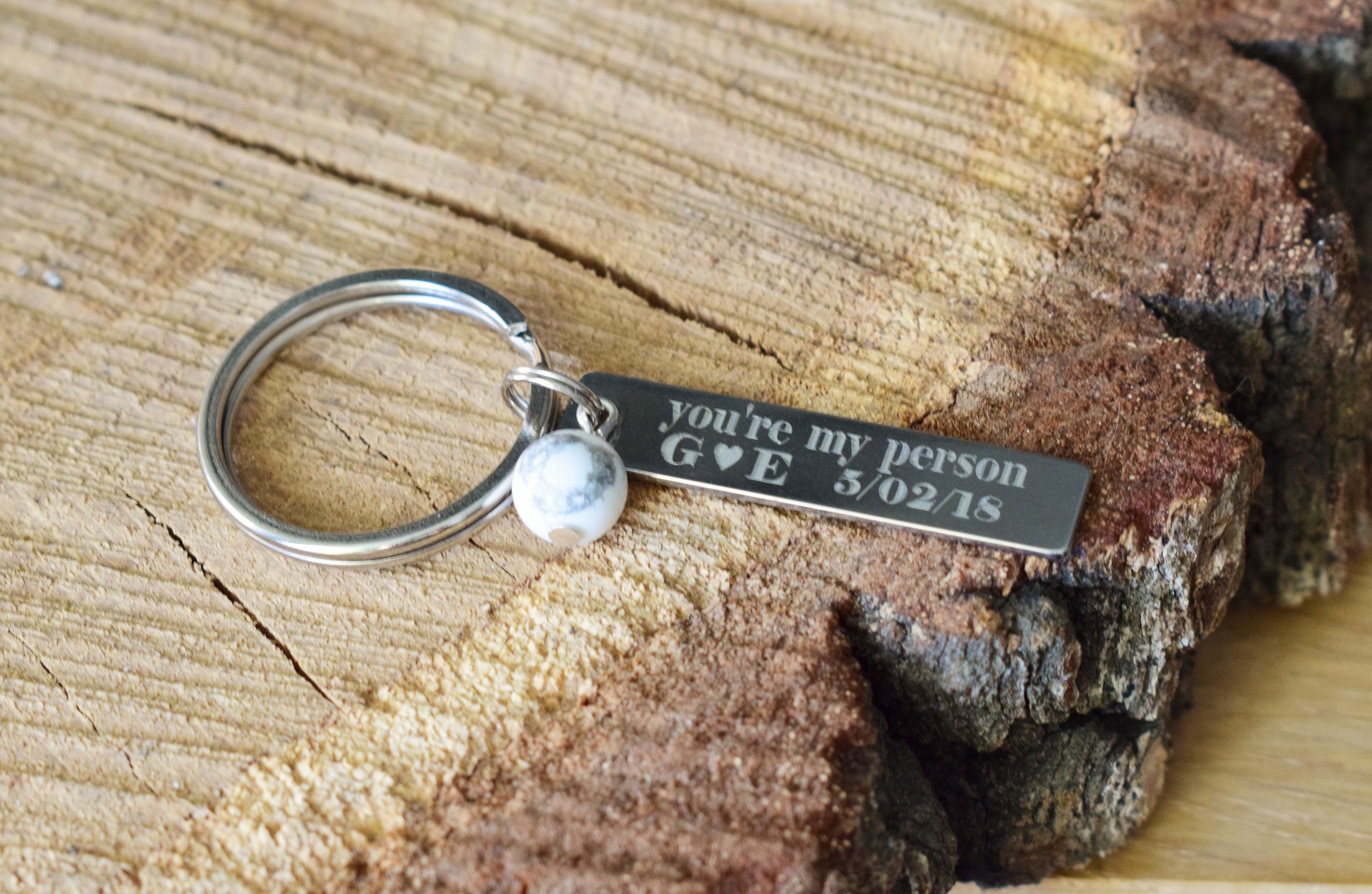 Matching couple keychains couple keychains set anniversary Etsy