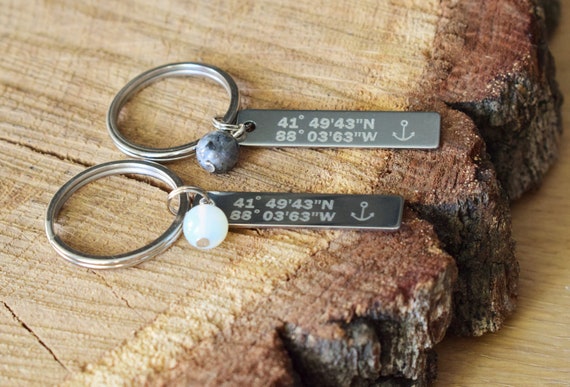 etsy long distance keychain