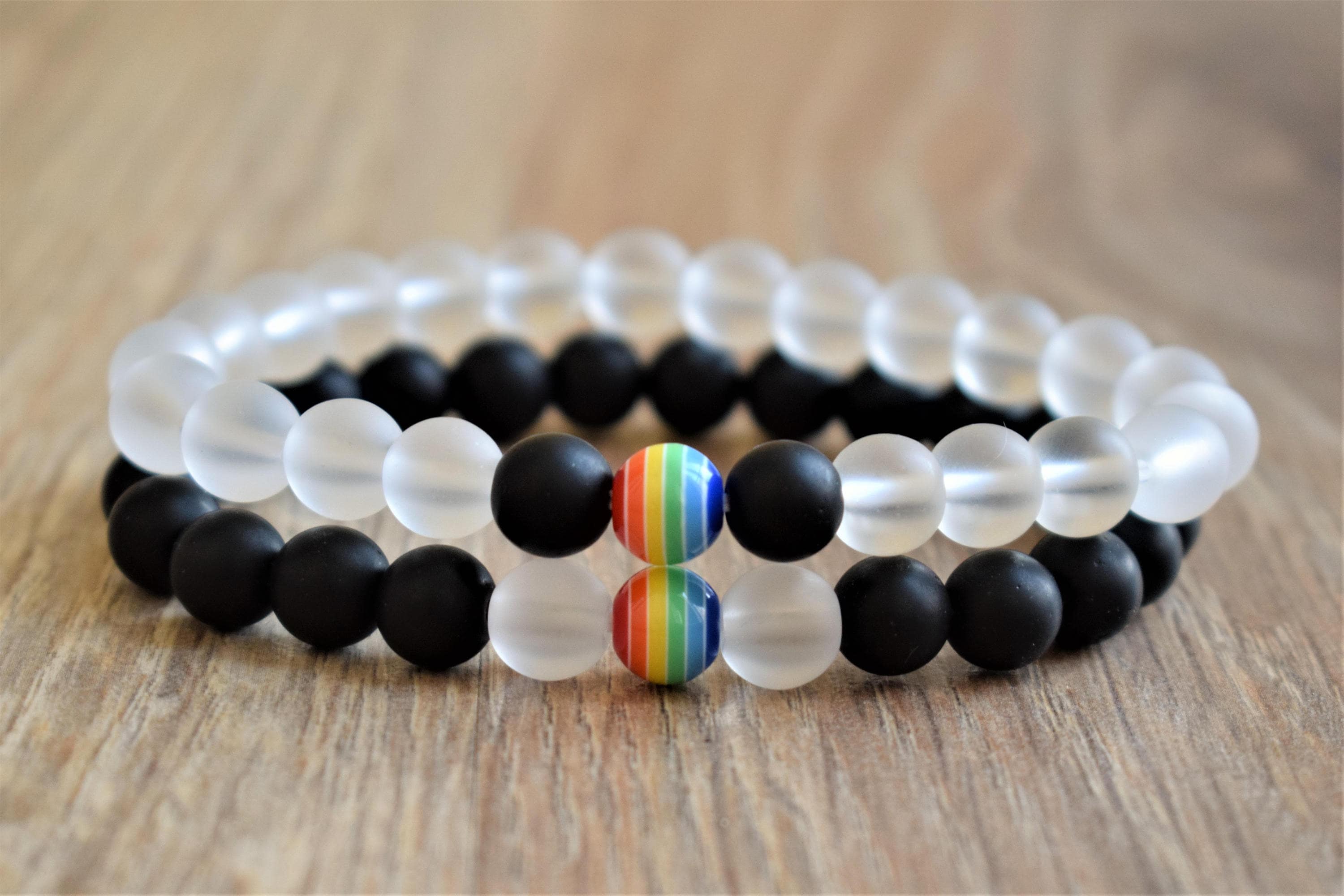 Gay sieraden gay pride armband regenboog armband kraal armband Etsy