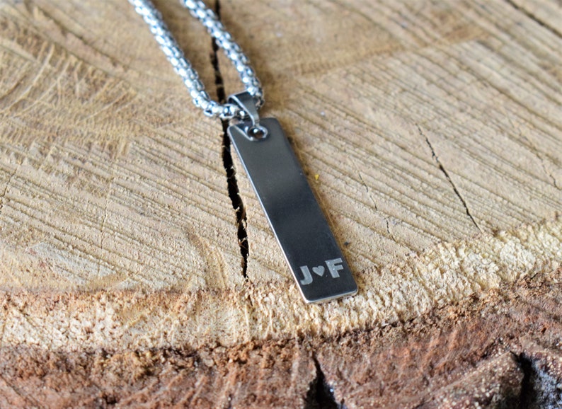 Custom couples necklace personalized couples necklace set Etsy