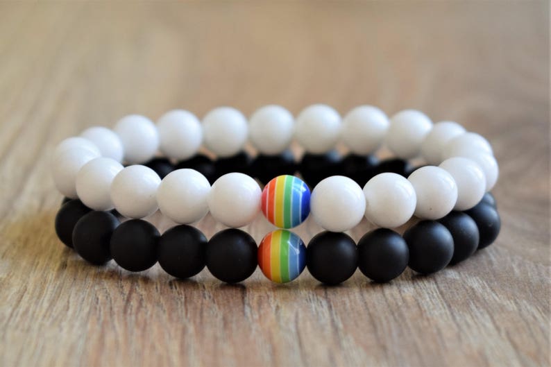 Gay sieraden gay pride armband regenboog armband gay pride Etsy