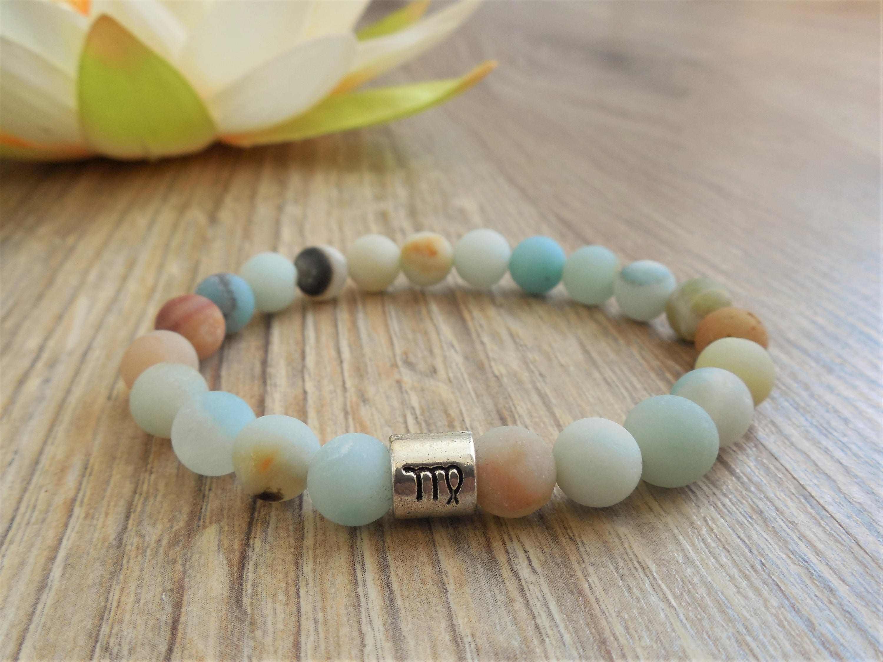 VIRGO bracelet virgo jewelry virgo stone zodiac bracelet Etsy