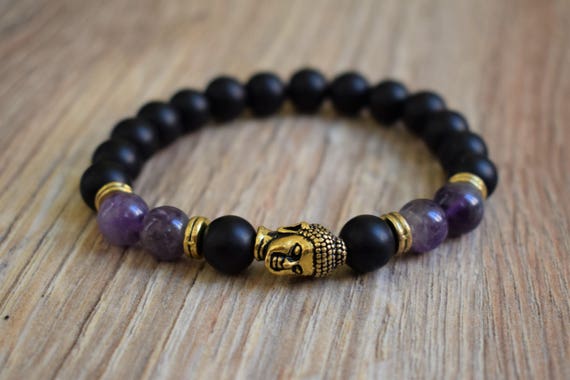 Mala beads bracelet mens buddha bracelet mala bracelet buddha | Etsy