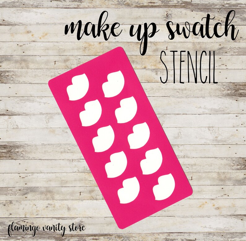 Printable Kiss Makeup Stencils