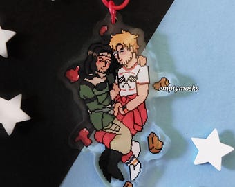 Project Hail Mary x Iron Lung Pixel Cuddles Keychain - Ryland Grace, Simon, The Convict, BloodyMary