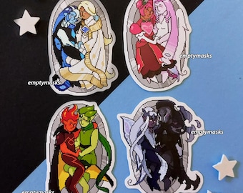Cookie Pixel Cuddles Stickers - Shadow Milk, Pure Vanilla, Hollyberry, Eternal Sugar, Fire Spirit, Wind Archer, Elder Faerie, Silent Salt