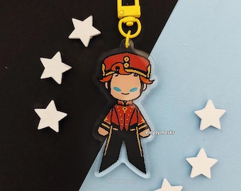 Deadlock Pixel Chibi Keychains - Doorman