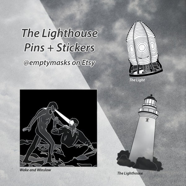 The Lighthouse - Wooden Pins and Stickers