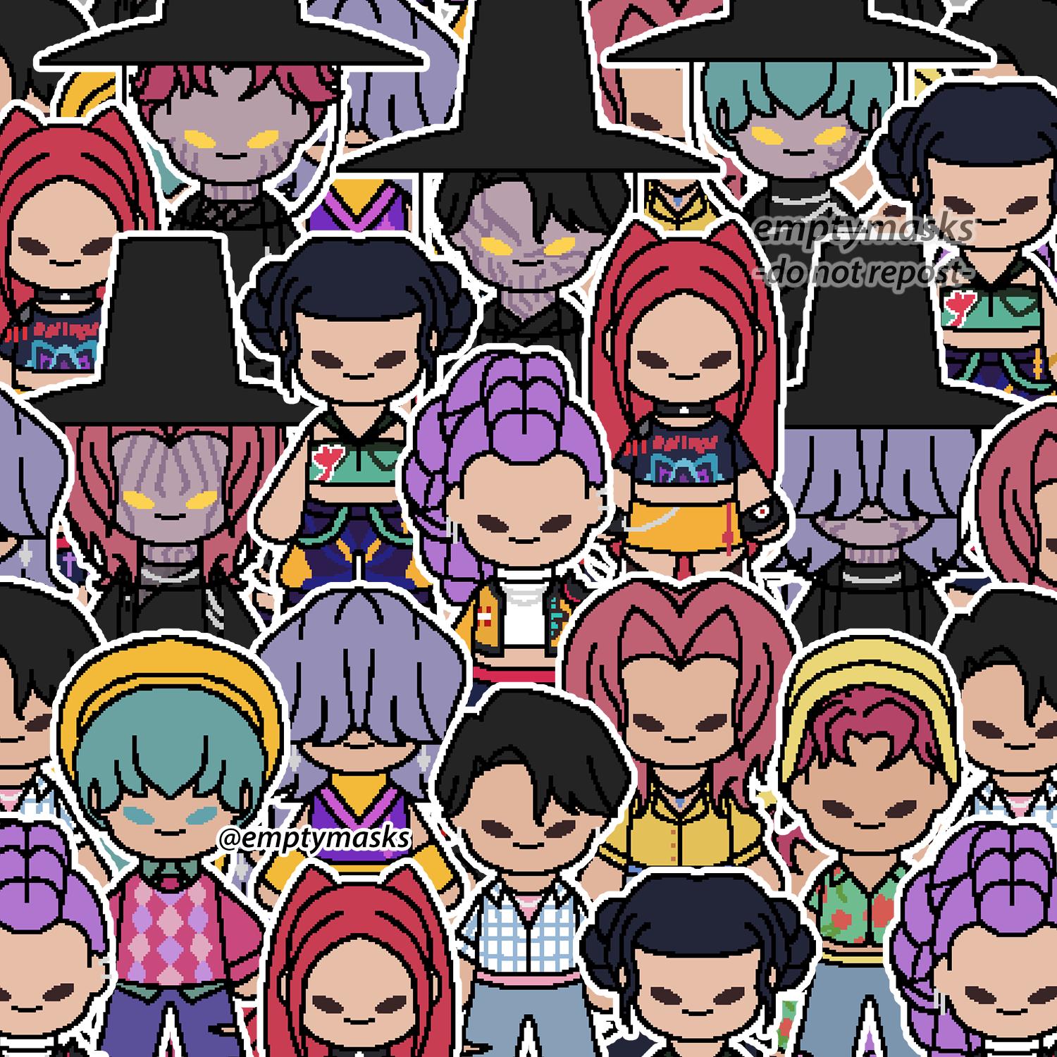 KPop Demon Hunters Stickers - Hunter/x, Saja Boys, Rumi, Mira, Zoey, Jinu, Romance, Abby, Mystery, Baby, Soda Pop, Your Idol