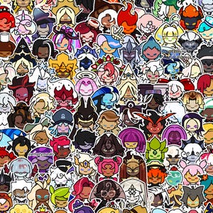 Cookie Stickers - Pure Vanilla, Dark Cacao, Shadow Milk, Eternal Sugar, Pavlova Sugarfly, Hollyberry, Black Sapphire, Elder Faerie, Affogato