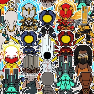 Ultrarilling Sticker - V1, V2, Gabriel, Minos Prime, Sisyphus Prime, Mirage, Mindflayer, Ferryman, Schwertmaschine, Cerberus, Straßenreiniger
