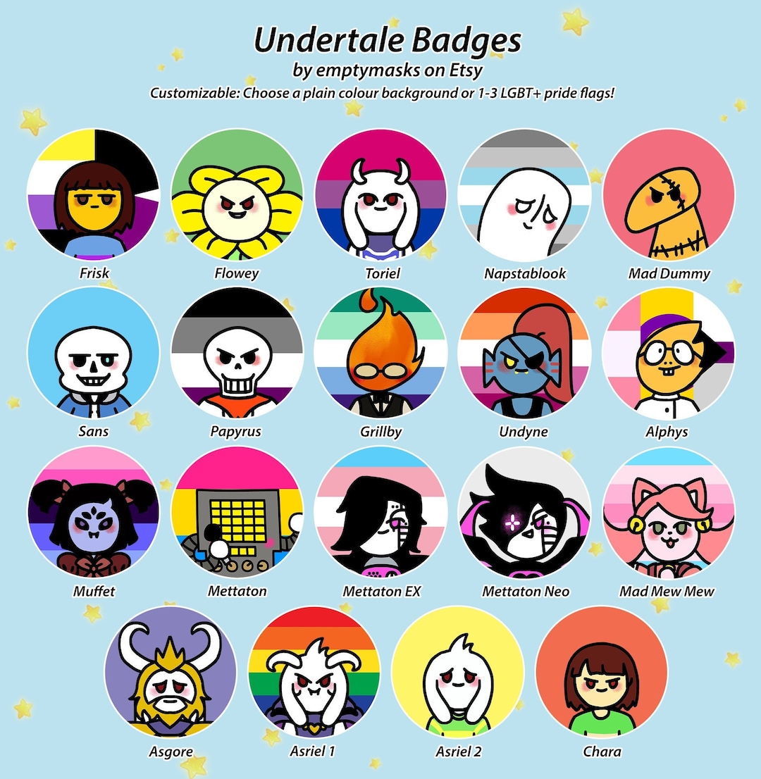 Undertale: Flowey, Meet Frisk, Sans, Flowey, and Mettaton! …