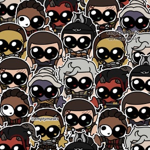 Baldur's Gate 3 Goober Stickers - Astarion, Gale, Halsin, Karlach, Lae'zel, Minthara, Shadowheart, Wyll