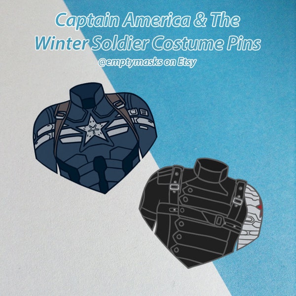 Marvel Avengers, Captain America, Winter Soldier Costume - Stickers