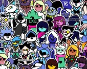 Deltarune Chibi Stickers - Kris, Susie, Ralsei, Lancer, Noelle ...