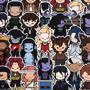 dervampireprince Pixel Chibi Stickers
