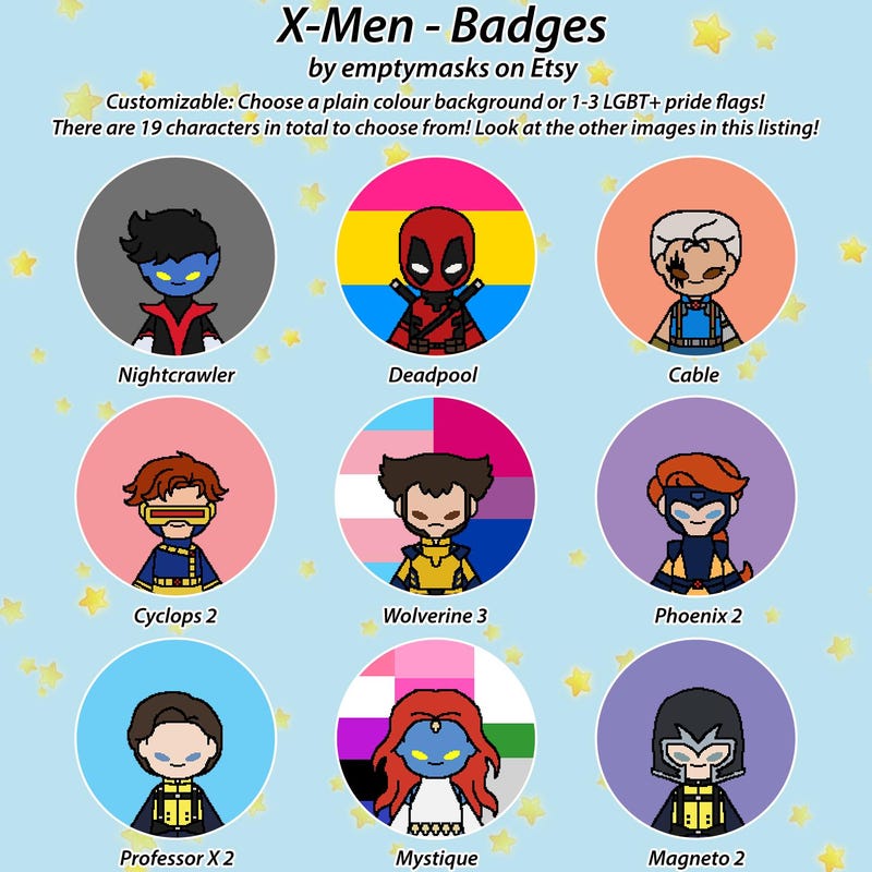 X Men Cyclops Pins - Etsy UK