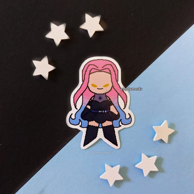 Alien Stage Pixel Chibi Stickers - Mizi, Sua, Till, Ivan, Luka, Hyuna ...