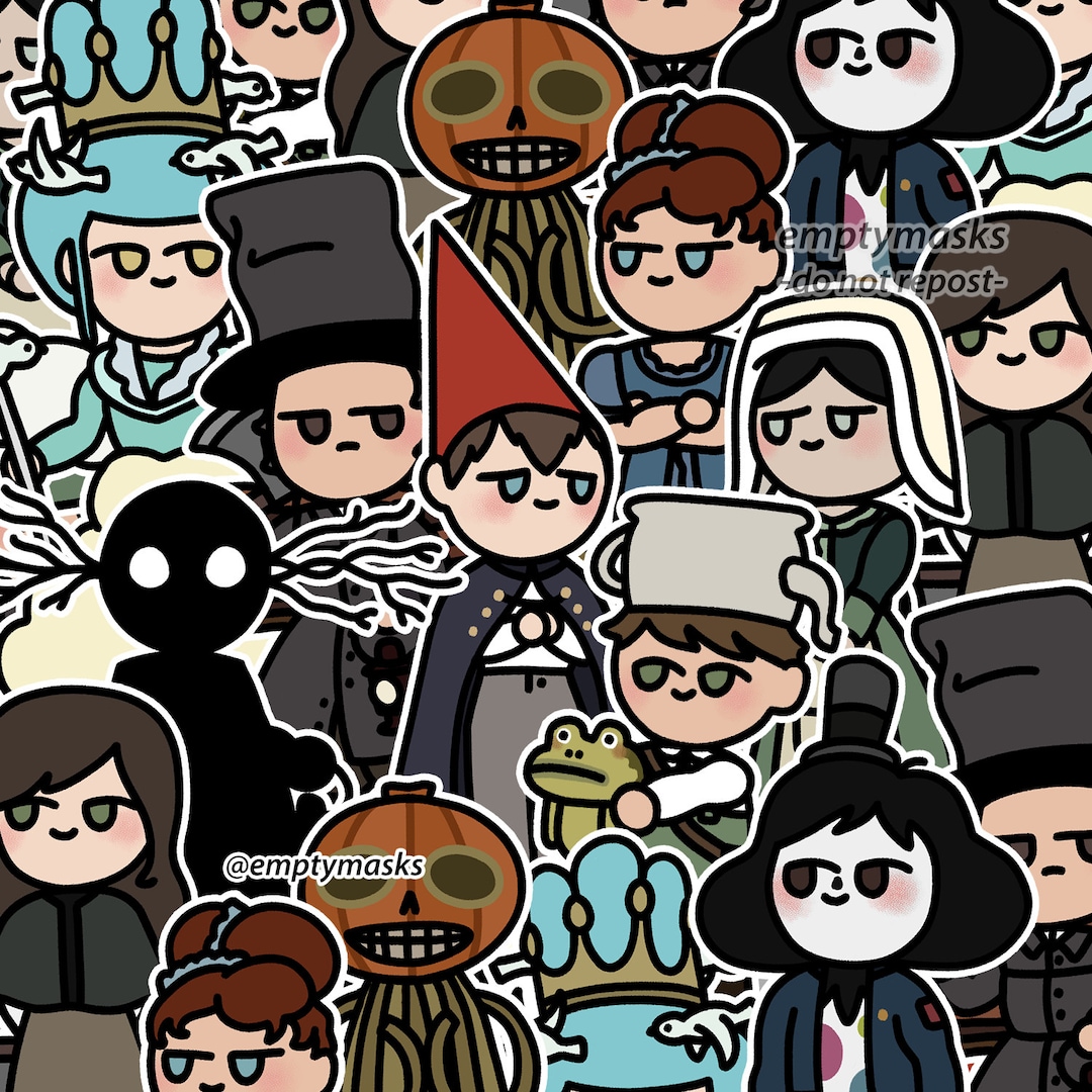 Greg Sticker Over the Garden Wall Chibi Stickers - Wirt, Greg, Beatrice, Lorna ...