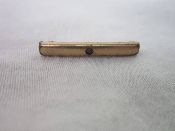 Antique Gold Tone Fancy Victorian Era Ladies Bar Pin Jewelry Engraved dr69