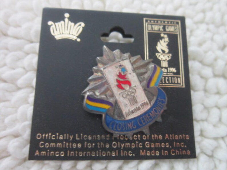 1996 ATLANTA GEORGIA OLYMPIC PIN OLYMPIC 5 RINGS lot 5 pins AMINCO INTERNATIONAL 1996 ATLANTA GEORGIA OLYMPIC PIN OLYMPIC 5 RINGS lot 5 pins AMINCO INTERNATIONAL