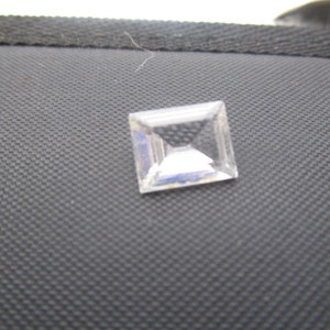 Vintage Real Semi Precious Rectangle Cut Gem Stone