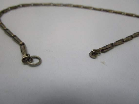 Antique Victorian Pocket Watch Chain Odd Links - image 2