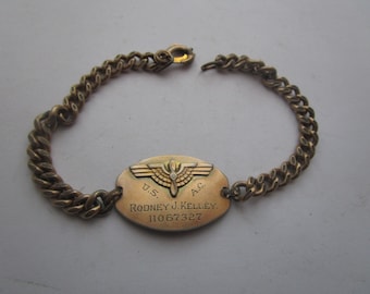 Vintage 1940s WWII US. Army Air Force Flight Wings Sterling