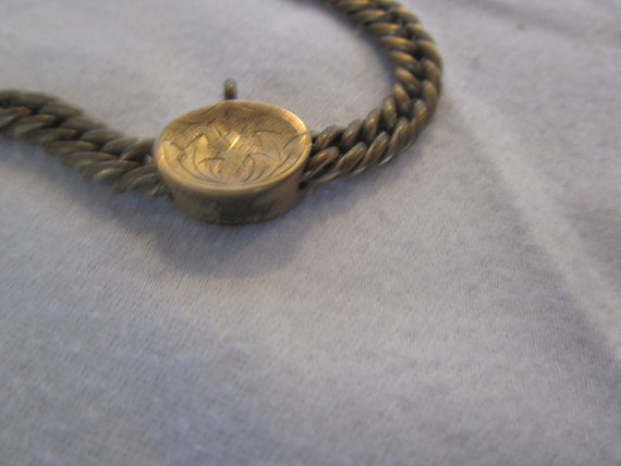 19th C Antique Victorian Pocket Watch Chain with … - image 3