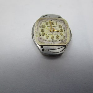 Antique Bulova 21 Jewel Ladies Wristwatch Ladies Bulova Watch Movement
