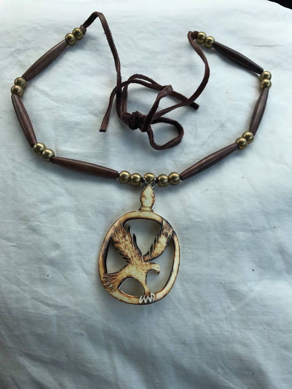 Native american eagle pendant best sale