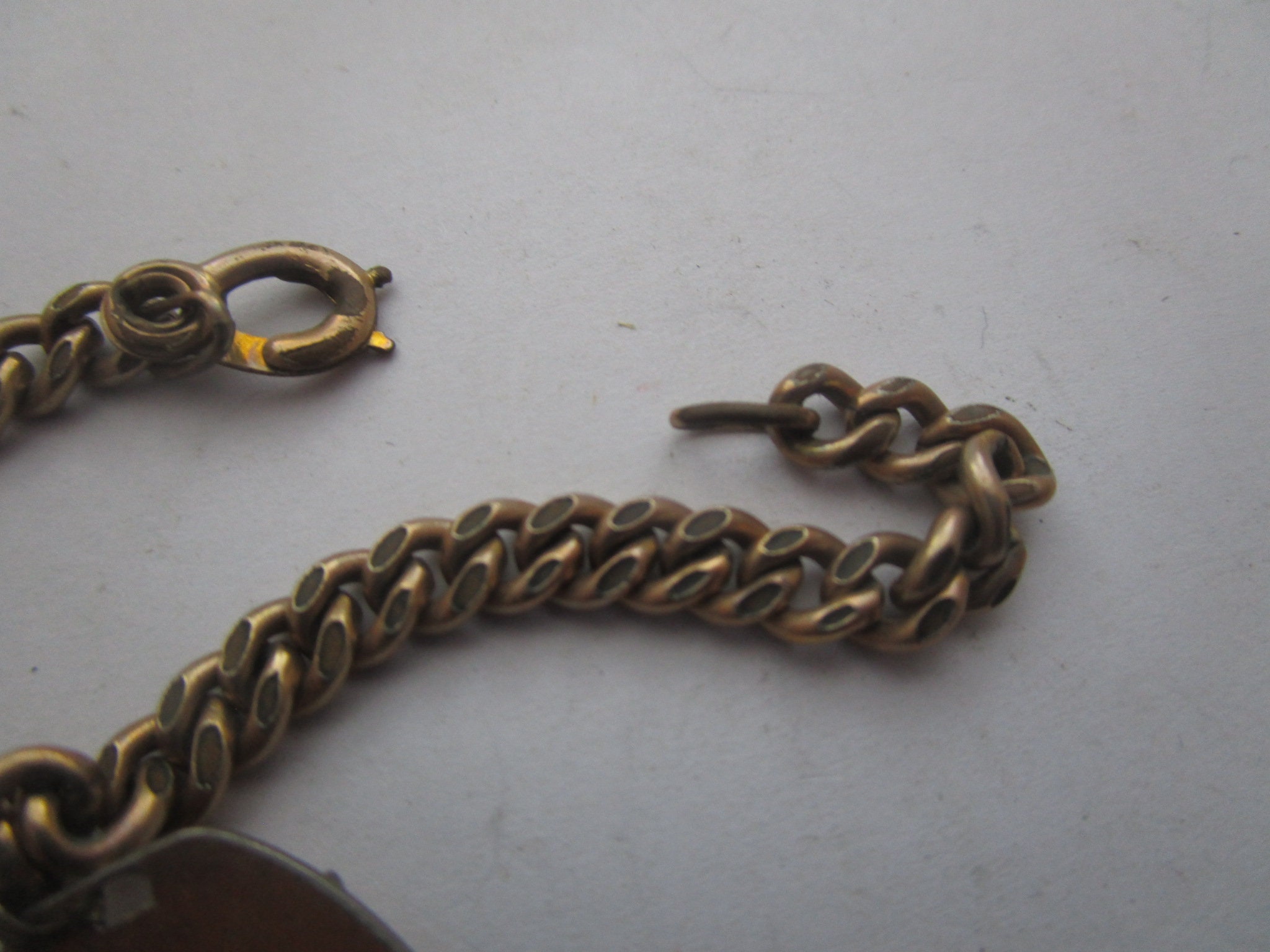 World War 2 U S Air Force Gold Filled ID Bracelet Wings 1942