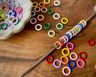 9mm Round Stitch Markers - Variety Pack 24