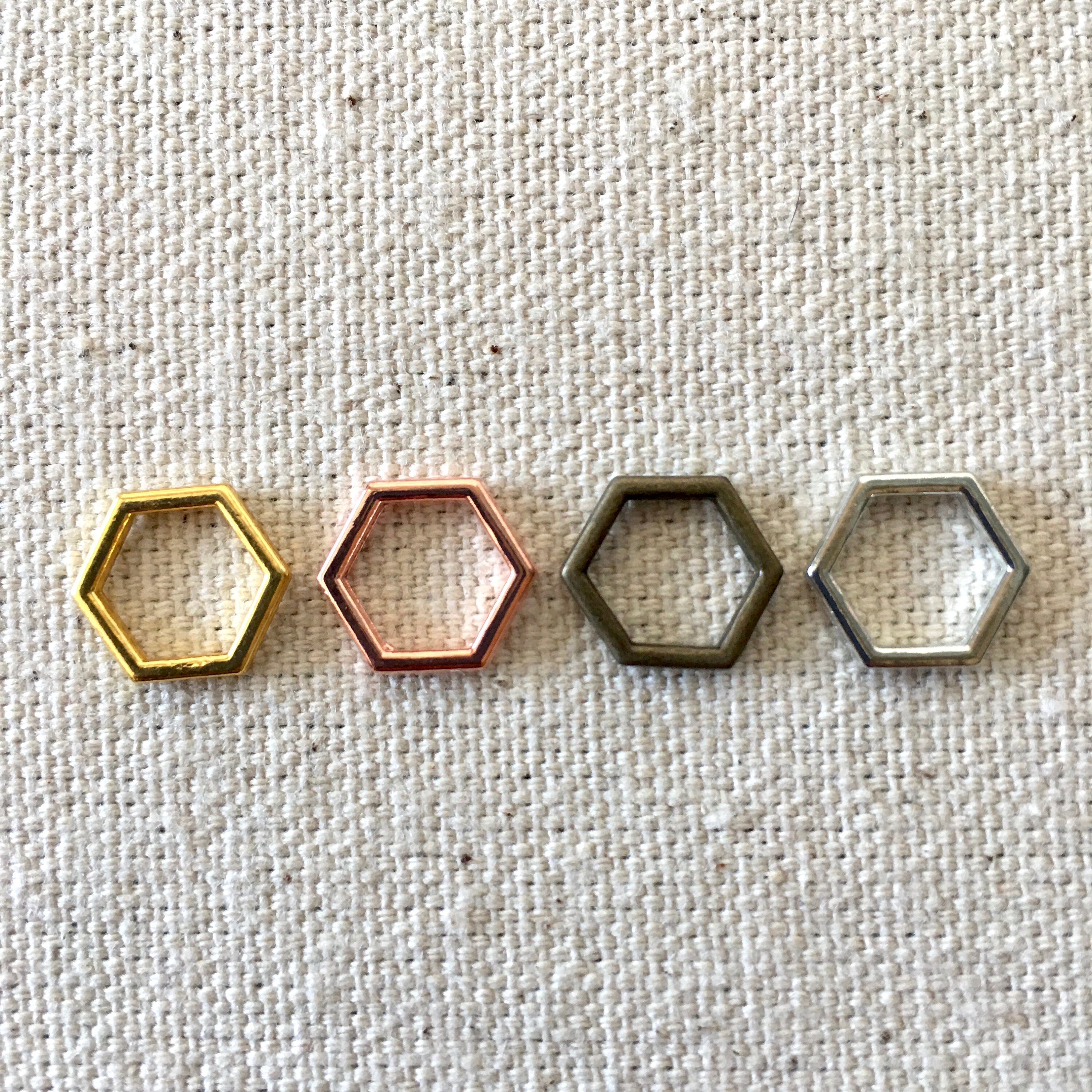 Hexagon Stitch Markers Set of 20 Variety Pack Etsy