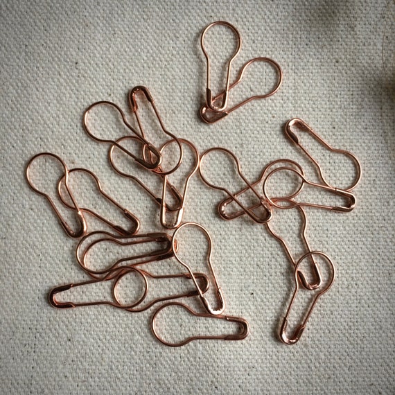 Bulb Stitch Markers Progress Keepers Set of 20 Rose Gold Craft Supplies