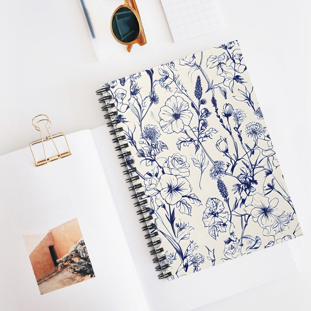Spiral Notebook Ruled Line - Etsy