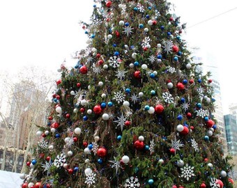 Wooden Art - Holiday Tree at Bryant Park - New York City, NY