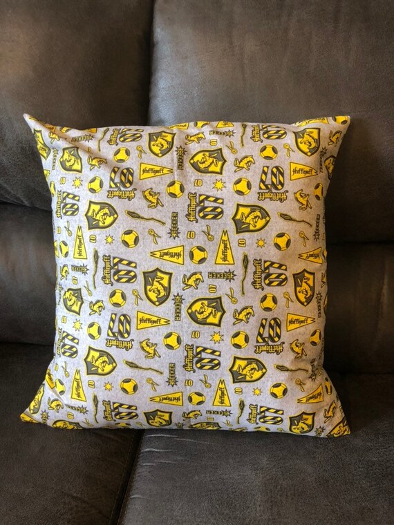 Hufflepuff Pillow Cover | Etsy Hufflepuff pillow | Etsy