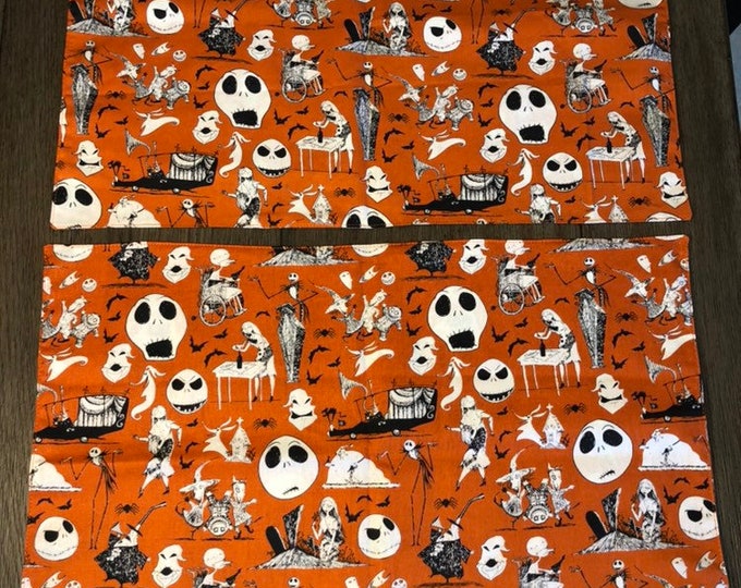 Reversible Nightmare Before Christmas Placemats - Etsy