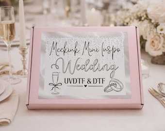 Wedding Mini Inspo Box Mixture Of UVDTF & DTF Prints