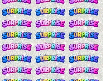 Surprise Jumbo Egg Decal A3 Gang Sheet UVDTF or DTF Prints