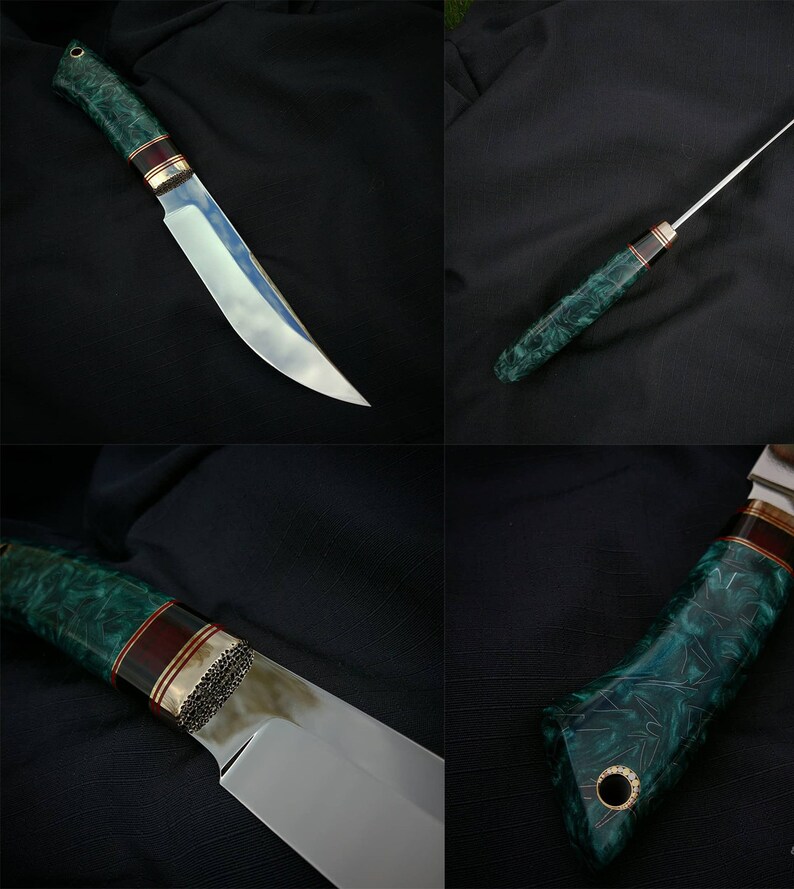 Acrylic resin with reinforcement. 5 inch. Knife Making Handle Etsy