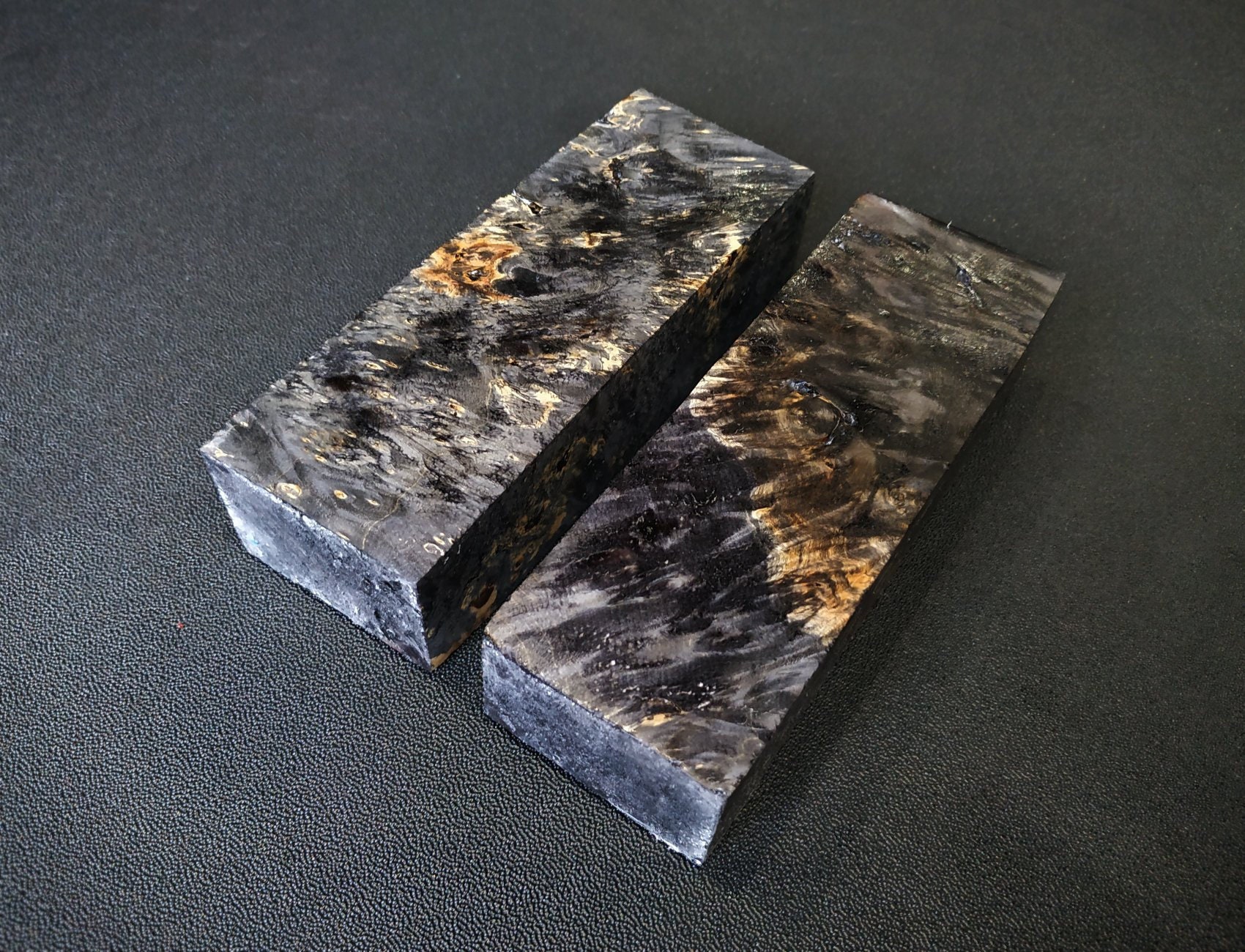 Stabilized wood maple burl for Knife and lathe work. Etsy