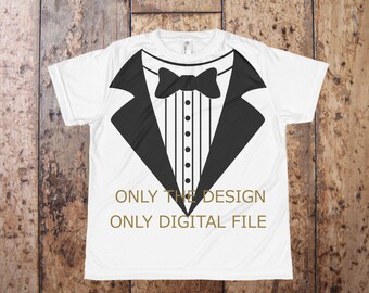 Download Tuxedo shirt svg | Etsy