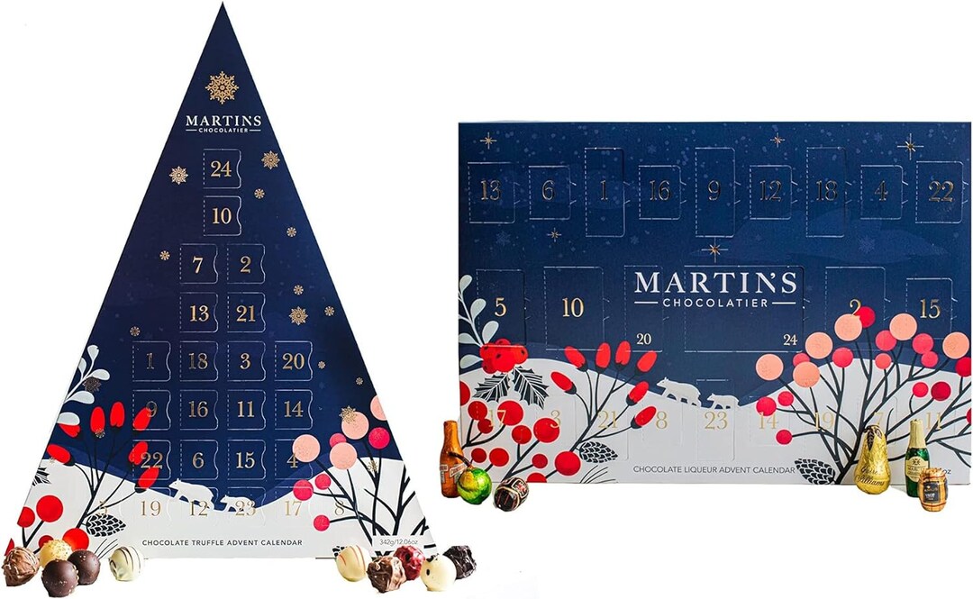 His and Hers Chocolate Advent Calendar 2 Extra Large Etsy